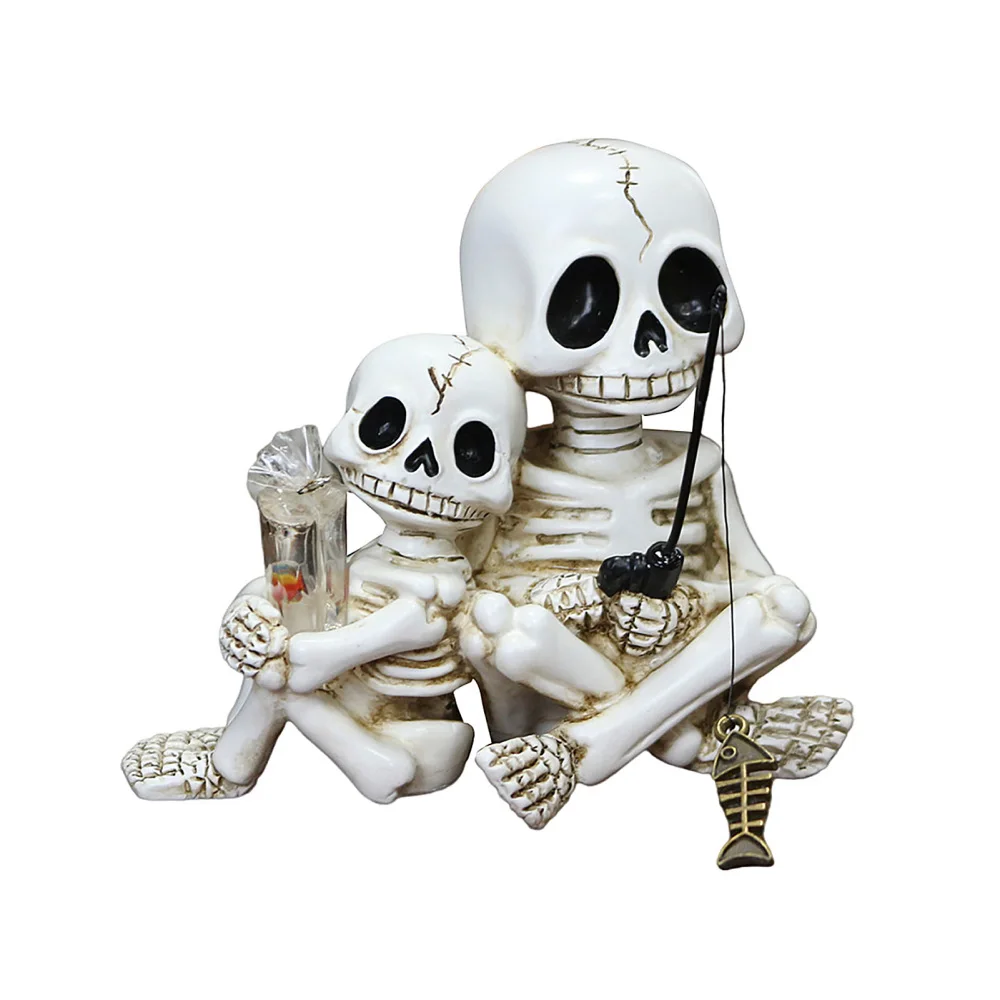 Estatua de calavera para padre - Plant Parent Pot reseña y precio