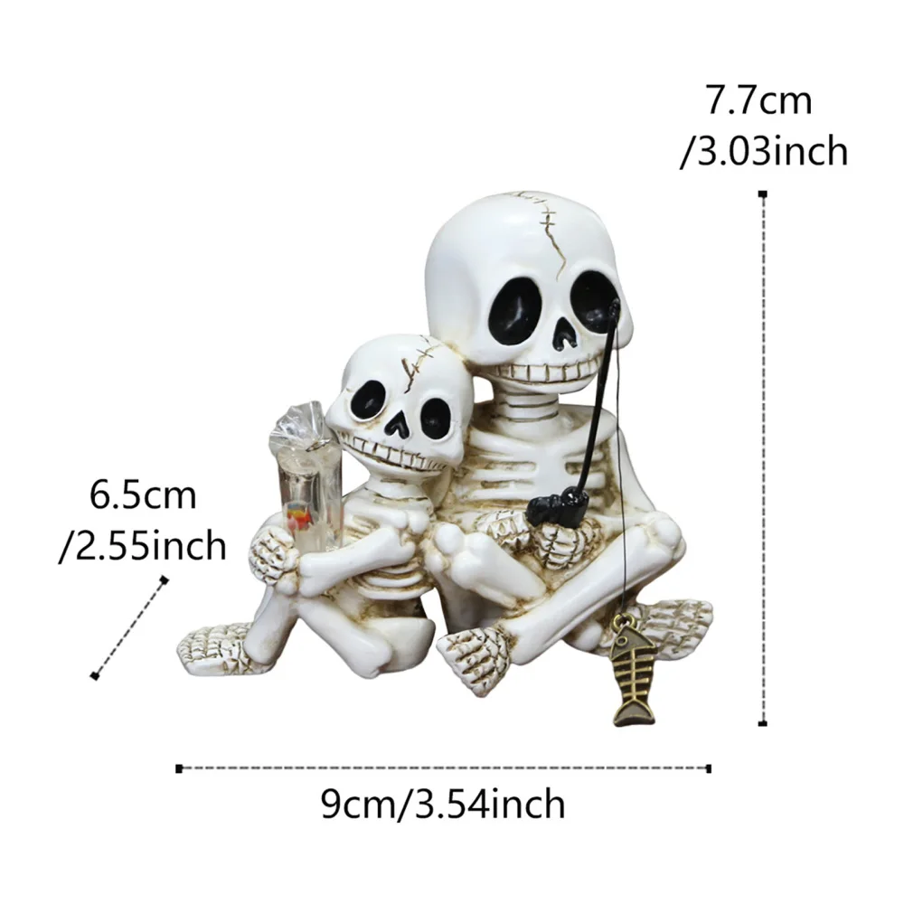 Estatua de calavera para padre - Plant Parent Pot reseña y precio